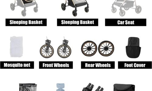 3-in-1 Baby Stroller V8 Black review