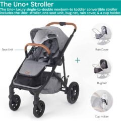 KidCo Uno+ Stroller Pearl Grey review